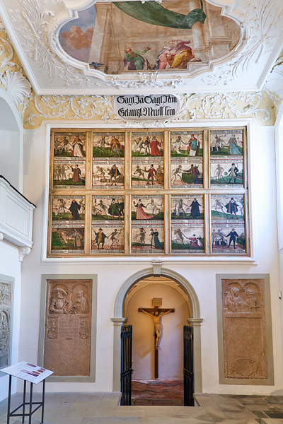 Germany Bavaria Romantic Road. Fussen. St. Mang’s Abbey. Stadt Museum der Stadt. Museum of History. Danse Macabre Digital Download