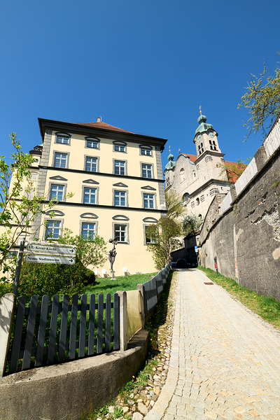 Germany Bavaria Romantic Road. Landsberg am Lech. Heilig Kreuz church Digital Download
