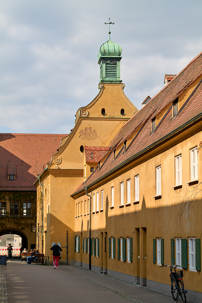 Germany Bavaria Romantic Road. Augsburg. Fuggerei the worlds oldest public housing complex still in use Digital Download