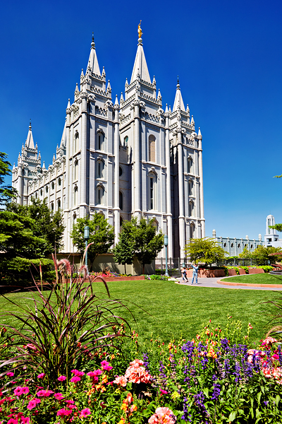 Salt lake Mormon Temple. Salt Lake City Utah USA Digital Download