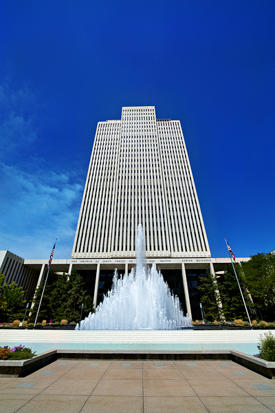 The hedaquarter of the Mormon Church of Jesus Christ the latter day. Salt Lake City Utah USA Digital Download