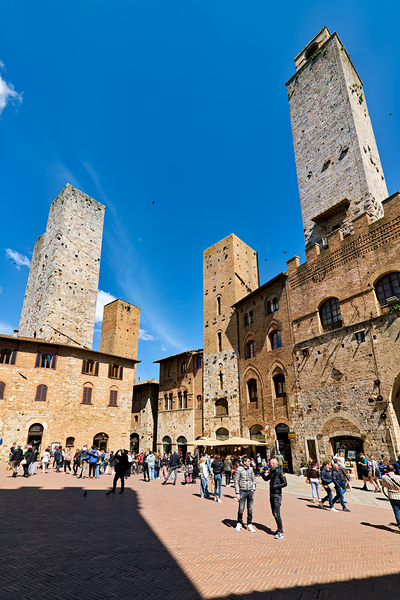 San Gimignano. Tuscany. Italy. Piazza del Duomo Digital Download