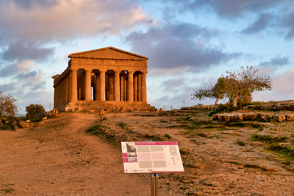Temple of Concordia Tempio della Concordia. Valle dei Templi Valley of the Temples. Agrigento Sicily Italy Digital Download