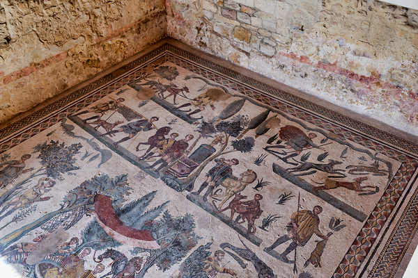 Mosaics at Villa Romana del Casale Roman Villa in Piazza Armerina Sicily Italy Digital Download