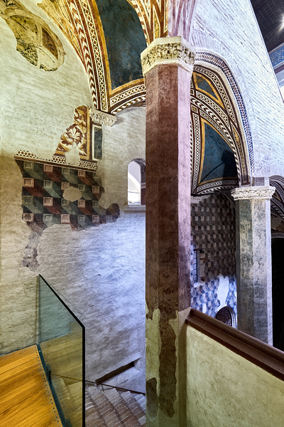 Foligno Umbria Italy. Frescoes at Trinci Palace Palazzo Trinci a patrician residence and museum. Digital Download