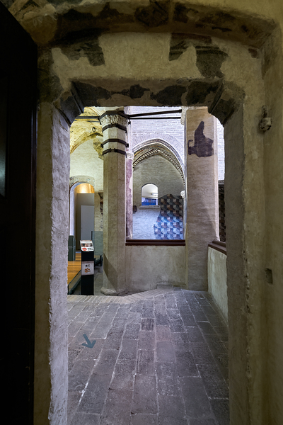 Foligno Umbria Italy. Frescoes at Trinci Palace Palazzo Trinci a patrician residence and museum. Digital Download