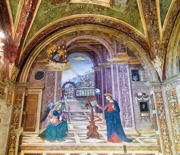 Spello Umbria Italy. Baglioni Chapel frescoed by Pinturicchio in Santa Maria Maggiore Church Digital Download