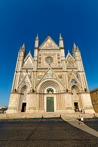 Orvieto Umbria Italy. The facade of the Cathedral Digital Download