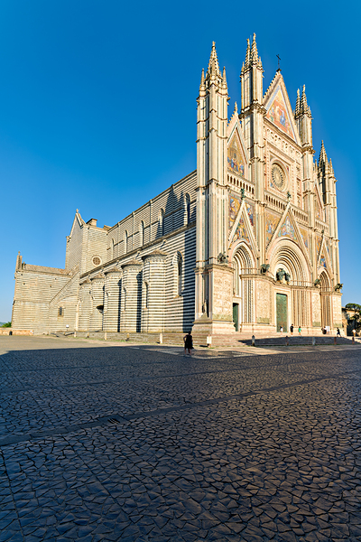 Orvieto Umbria Italy. The facade of the Cathedral Digital Download