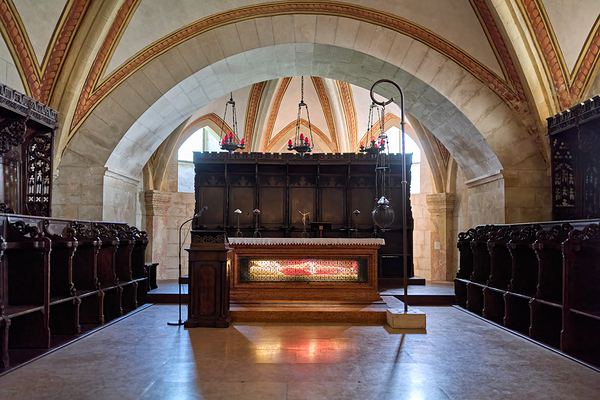 Verona Veneto Italy. The Basilica of San Zeno. The corpse of the saint in the crypt Digital Download