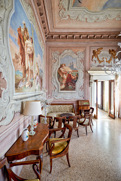 Vicenza Veneto Italy. The interiors of the Villa Valmarana ai Nani frescoed  by Giambattista and Giandomenico Tiepolo Digital Download
