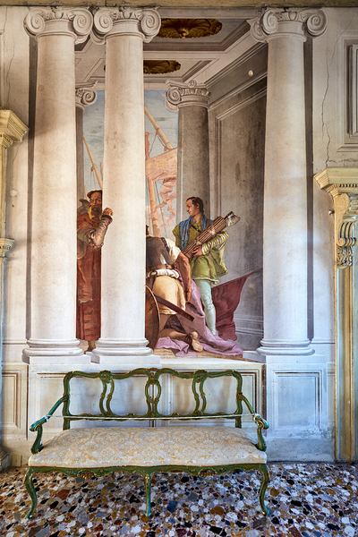 Vicenza Veneto Italy. The interiors of the Villa Valmarana ai Nani frescoed  by Giambattista and Giandomenico Tiepolo Digital Download