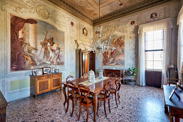 Vicenza Veneto Italy. The interiors of the Villa Valmarana ai Nani frescoed  by Giambattista and Giandomenico Tiepolo Digital Download