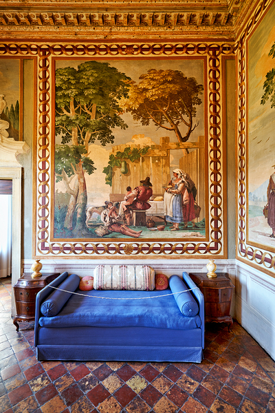 Vicenza Veneto Italy. The interiors of the Villa Valmarana ai Nani frescoed  by Giambattista and Giandomenico Tiepolo Digital Download