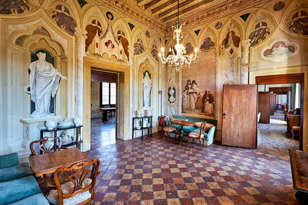 Vicenza Veneto Italy. The interiors of the Villa Valmarana ai Nani frescoed  by Giambattista and Giandomenico Tiepolo Digital Download