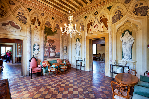 Vicenza Veneto Italy. The interiors of the Villa Valmarana ai Nani frescoed  by Giambattista and Giandomenico Tiepolo Digital Download