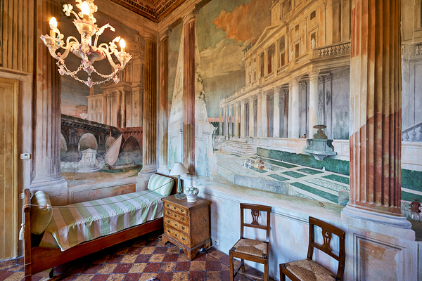 Vicenza Veneto Italy. The interiors of the Villa Valmarana ai Nani frescoed  by Giambattista and Giandomenico Tiepolo Digital Download
