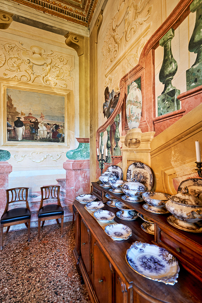 Vicenza Veneto Italy. The interiors of the Villa Valmarana ai Nani frescoed  by Giambattista and Giandomenico Tiepolo Digital Download