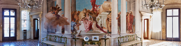 Vicenza Veneto Italy. The interiors of the Villa Valmarana ai Nani frescoed  by Giambattista and Giandomenico Tiepolo Digital Download