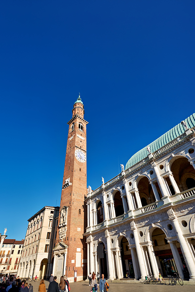 Vicenza Veneto Italy. The Basilica Palladiana is a Renaissance building in the central Piazza dei Signori in Vicenza Digital Download