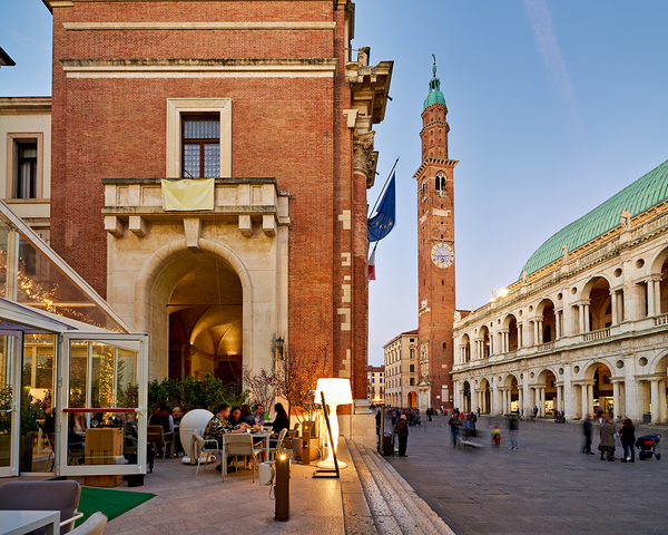 Vicenza Veneto Italy. The Basilica Palladiana is a Renaissance building in the central Piazza dei Signori in Vicenza Digital Download
