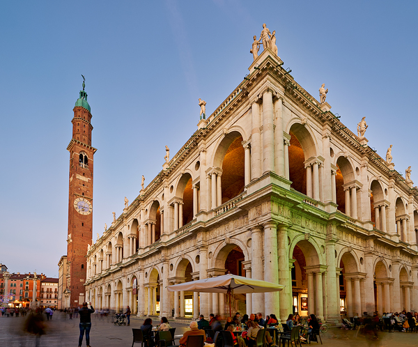 Vicenza Veneto Italy. The Basilica Palladiana is a Renaissance building in the central Piazza dei Signori in Vicenza Digital Download