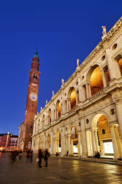 Vicenza Veneto Italy. The Basilica Palladiana is a Renaissance building in the central Piazza dei Signori in Vicenza Digital Download