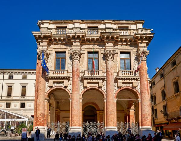 Vicenza Veneto Italy. The palazzo del Capitaniato also known as loggia del Capitanio or loggia Bernarda Digital Download