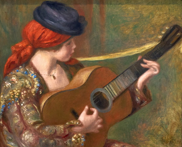 Auguste Renoir - Young Spanish Woman with a Guitar - 1898 Digital Download