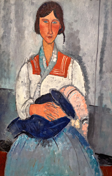 Amedeo Modigliani - Gipsy Woman with Baby - 1919 Digital Download