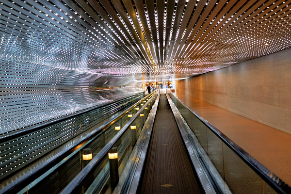 The walkway connecting East and West Buildings of the National Gallery of Art. Washington D.C. Digital Download