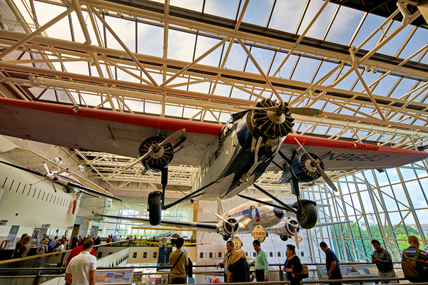 Inside the Smithsonian National Air and Space Museum. Washington D.C. Digital Download