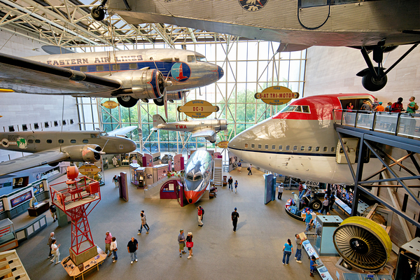 Inside the Smithsonian National Air and Space Museum. Washington D.C. Digital Download