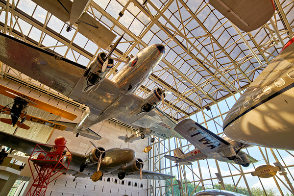 Inside the Smithsonian National Air and Space Museum. Washington D.C. Digital Download