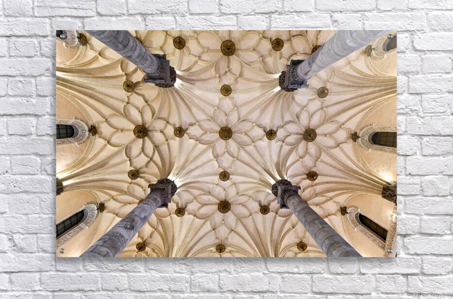 Artistic ceiling design in Zaragoza exhibition hall – Acrylic Print 1