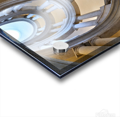 Staircase design in Galleria Nazionale dArte Antica in Rome – Acrylic Print 2