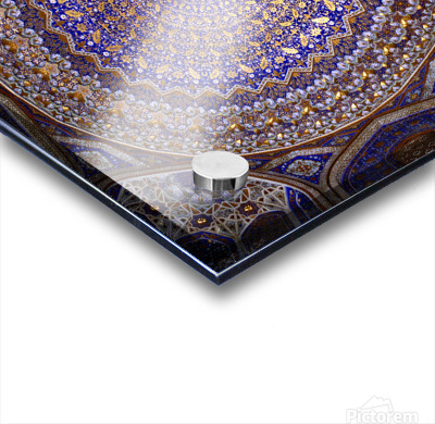 Ceiling design in a Samarkand building Uzbekistan – Acrylic Print 2