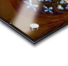 Czech Republic. Prague. Stained Glass in St. Vitus Cathedral inside Prague castle complex Acrylic print