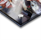 Barcelona. Catalonia. Spain. The Mercat de Sant Josep de la Boqueria. Tuna fish at fishmonger stall Acrylic print