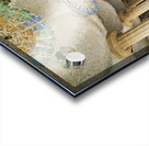 Barcelona. Catalonia. Spain. Columns and Domes of Hypostyle Room in Park Guell Acrylic print