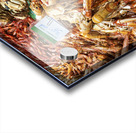 Barcelona. Catalonia. Spain. The Mercat de Sant Josep de la Boqueria. Tiger Prawns at fishmonger stall Acrylic print