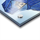 Bilbao Biscay Spain. Dpto. Sanidad Ledo Arteche. Modern building Acrylic print