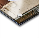 Jerusalem Israel. Portrait of an old arab beggar man in the old city Acrylic print