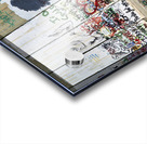 Jerusalem Israel. The west bank separation wall in Bethlehem Acrylic print