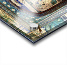 India Rajasthan Bundi. Decorations and paintings at Taragarh Fort Acrylic print