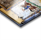 India Rajasthan Bundi. Painted decorated house Acrylic print