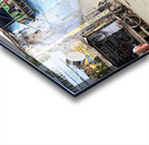 India Rajasthan Bundi. Decorated painted house Acrylic print