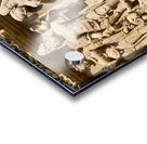 India Madhya Pradesh Khajuraho. The hindu erotic temples Acrylic print