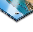 Saint Malo Brittany France. Sunbathers at plage du Mole Mole beach Acrylic print