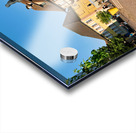 Colmar Alsace France. Alsace Wine Route. The timber framed houses in Petite Venise. Fontain Roesselmann Acrylic print